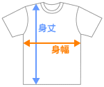 Tシャツのサイズ